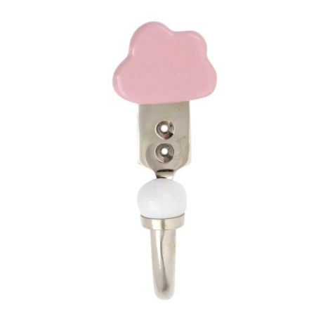 Pink Cloud Ceramic Hook